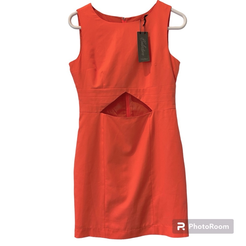 💥Free w/Purchase NWT Costa Blanca Collection Coral Dress Size Small (Flag)